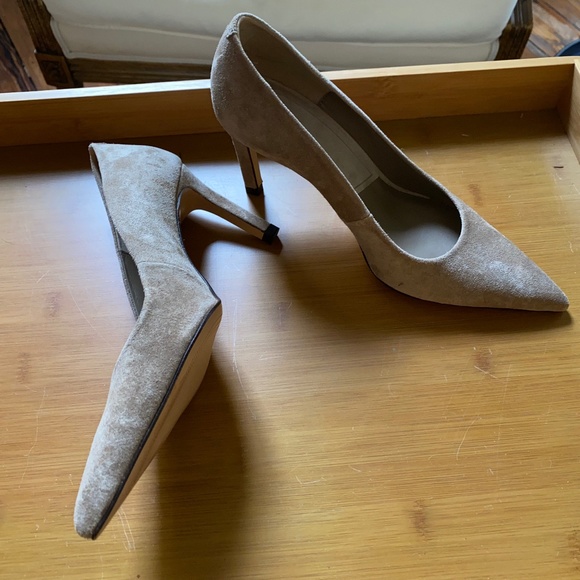 MASSIMO DUTTI Italian Suede  Stiletto Heel Pumps - 5B 35 - Picture 6 of 11